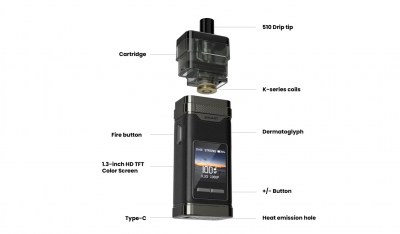 Smoant Pasito III 2800mAh (Matte Black)